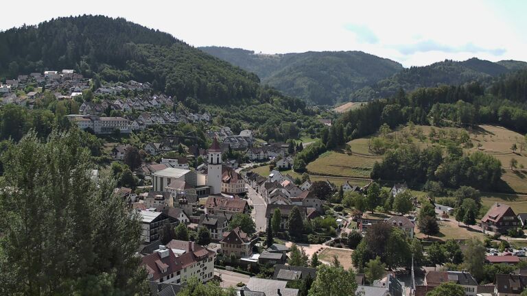 Dieses Bild zeigt eine Webcam-Aufnahme von Ottenhöfen, aufgenommen am Mittwoch, den 05.08.2026 um 11:50 Uhr