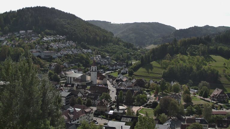 Dieses Bild zeigt eine Webcam-Aufnahme von Ottenhöfen, aufgenommen am Montag, den 21.09.2026 um 12:20 Uhr