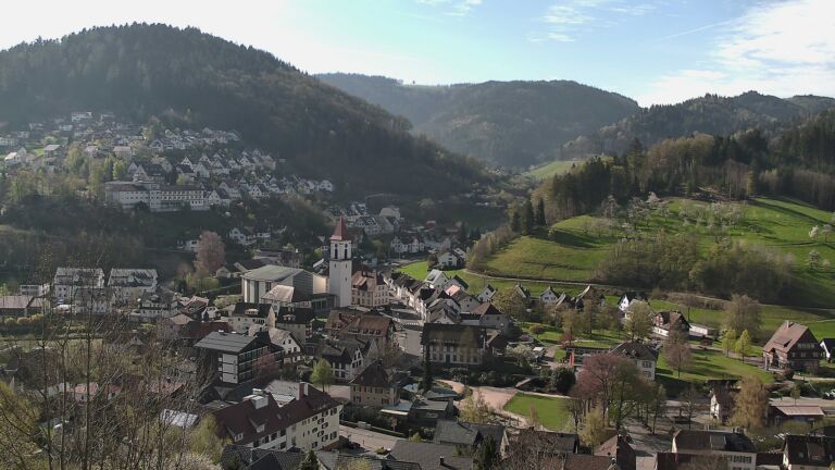 Dieses Bild zeigt eine Webcam-Aufnahme von Ottenhöfen, aufgenommen am Samstag, den 11.04.2026 um 09:50 Uhr