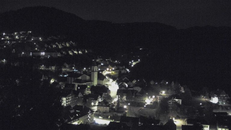 Dieses Bild zeigt eine Webcam-Aufnahme von Ottenhöfen, aufgenommen am Freitag, den 23.10.2026 um 05:00 Uhr