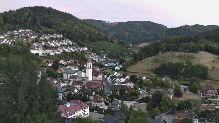Dieses Bild zeigt eine Webcam-Aufnahme von Ottenhöfen, aufgenommen am Montag, den 10.08.2026 um 20:40 Uhr