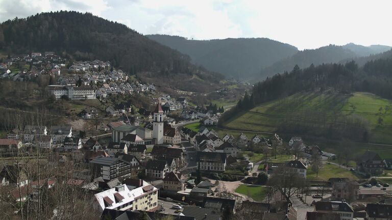 Dieses Bild zeigt eine Webcam-Aufnahme von Ottenhöfen, aufgenommen am Montag, den 09.03.2026 um 14:20 Uhr