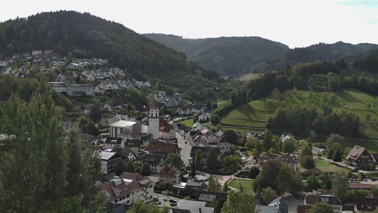 Dieses Bild zeigt eine Webcam-Aufnahme von Ottenhöfen, aufgenommen am Montag, den 21.09.2026 um 11:40 Uhr