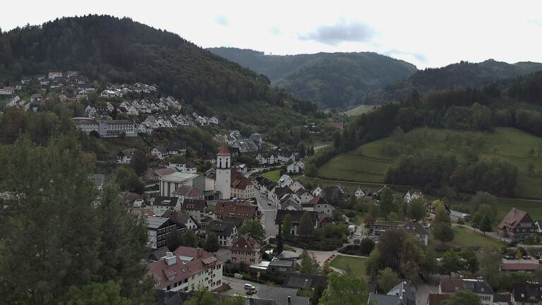 Dieses Bild zeigt eine Webcam-Aufnahme von Ottenhöfen, aufgenommen am Freitag, den 09.10.2026 um 11:50 Uhr