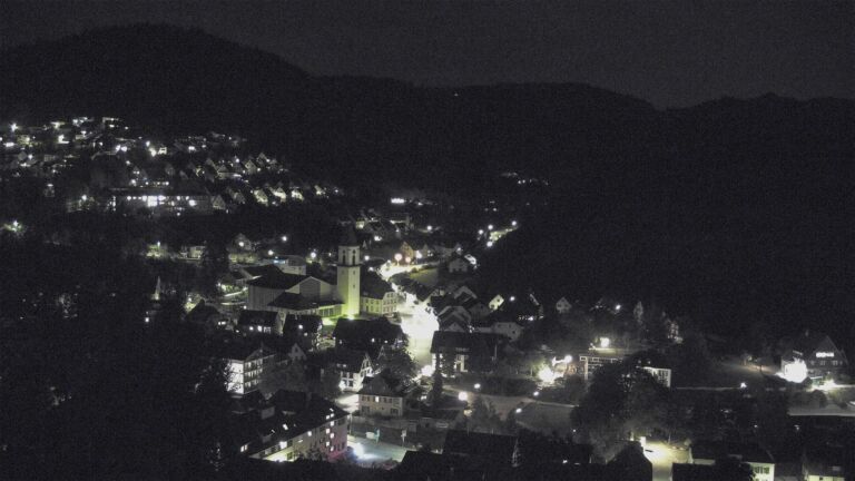 Dieses Bild zeigt eine Webcam-Aufnahme von Ottenhöfen, aufgenommen am Dienstag, den 08.09.2026 um 21:00 Uhr