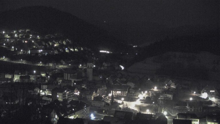 Dieses Bild zeigt eine Webcam-Aufnahme von Ottenhöfen, aufgenommen am Freitag, den 02.01.2026 um 03:00 Uhr