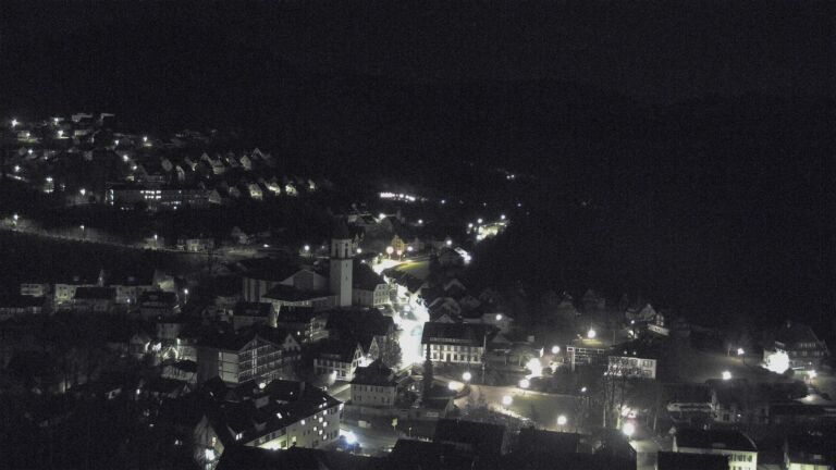 Dieses Bild zeigt eine Webcam-Aufnahme von Ottenhöfen, aufgenommen am Samstag, den 14.02.2026 um 03:00 Uhr
