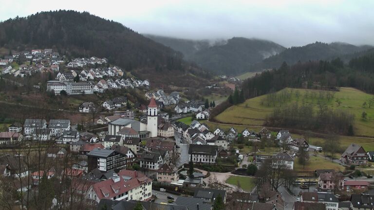 Dieses Bild zeigt eine Webcam-Aufnahme von Ottenhöfen, aufgenommen am Mittwoch, den 11.02.2026 um 14:00 Uhr