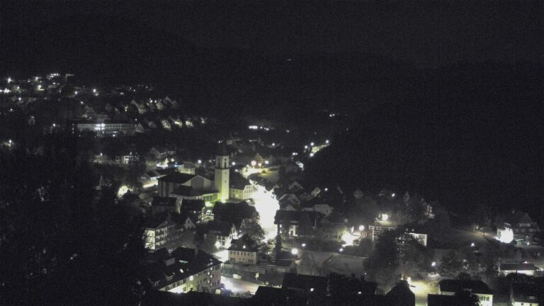 Dieses Bild zeigt eine Webcam-Aufnahme von Ottenhöfen, aufgenommen am Dienstag, den 20.10.2026 um 05:50 Uhr