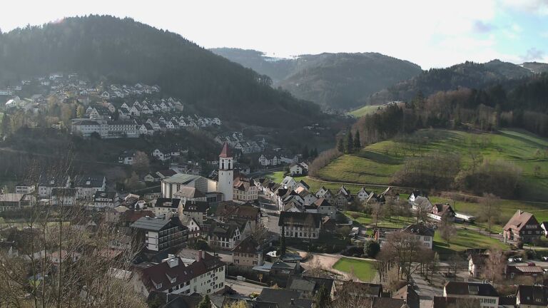 Dieses Bild zeigt eine Webcam-Aufnahme von Ottenhöfen, aufgenommen am Freitag, den 27.03.2026 um 08:40 Uhr