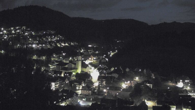 Dieses Bild zeigt eine Webcam-Aufnahme von Ottenhöfen, aufgenommen am Mittwoch, den 16.09.2026 um 20:30 Uhr