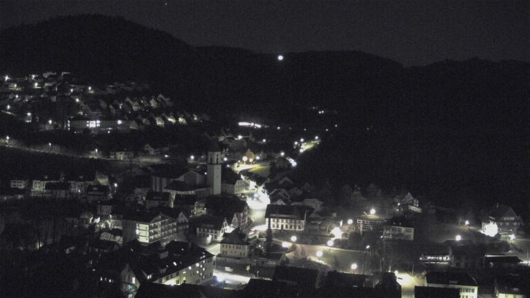 Dieses Bild zeigt eine Webcam-Aufnahme von Ottenhöfen, aufgenommen am Freitag, den 27.02.2026 um 04:30 Uhr