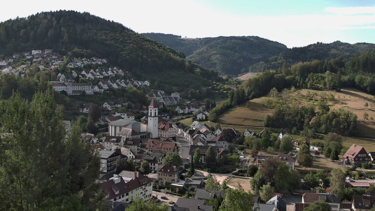 Dieses Bild zeigt eine Webcam-Aufnahme von Ottenhöfen, aufgenommen am Montag, den 24.08.2026 um 09:40 Uhr