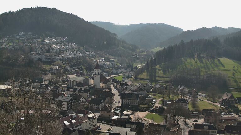 Dieses Bild zeigt eine Webcam-Aufnahme von Ottenhöfen, aufgenommen am Mittwoch, den 04.03.2026 um 12:00 Uhr