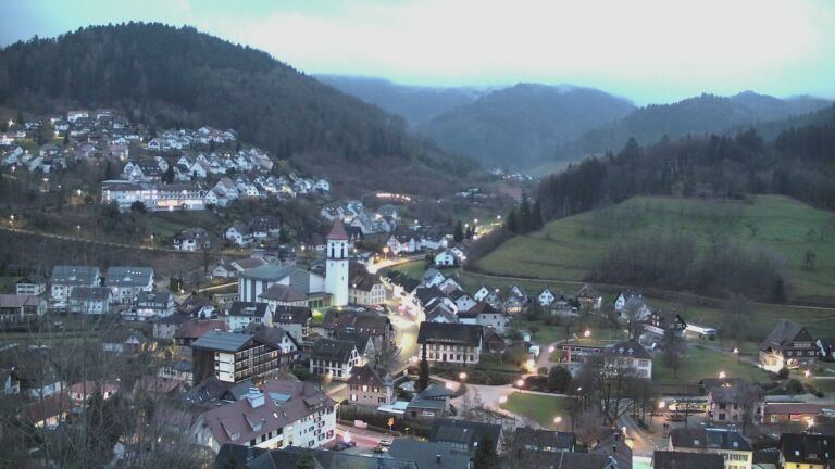 Dieses Bild zeigt eine Webcam-Aufnahme von Ottenhöfen, aufgenommen am Donnerstag, den 12.03.2026 um 06:20 Uhr