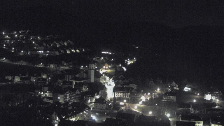 Dieses Bild zeigt eine Webcam-Aufnahme von Ottenhöfen, aufgenommen am Donnerstag, den 12.02.2026 um 03:00 Uhr