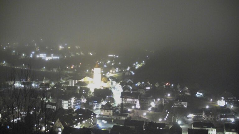 Dieses Bild zeigt eine Webcam-Aufnahme von Ottenhöfen, aufgenommen am Montag, den 22.12.2025 um 18:10 Uhr