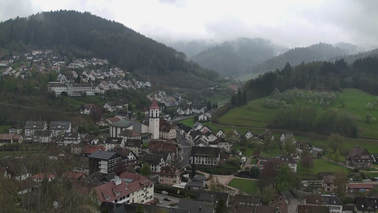 Dieses Bild zeigt eine Webcam-Aufnahme von Ottenhöfen, aufgenommen am Dienstag, den 14.04.2026 um 11:40 Uhr