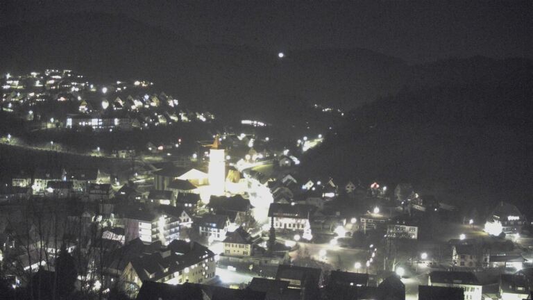 Dieses Bild zeigt eine Webcam-Aufnahme von Ottenhöfen, aufgenommen am Freitag, den 26.12.2025 um 20:20 Uhr