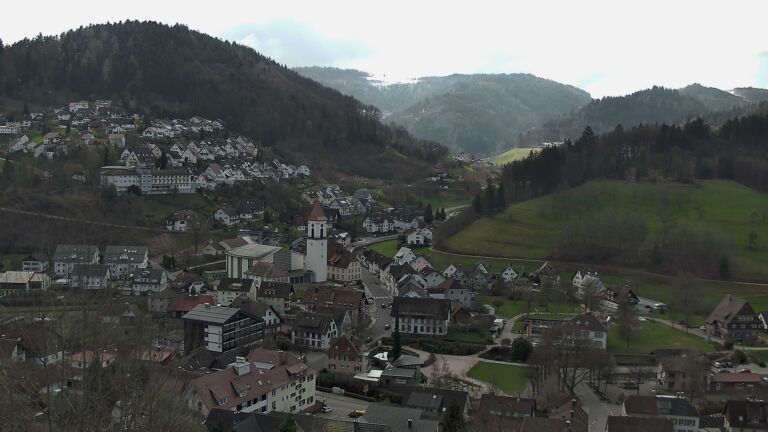 Dieses Bild zeigt eine Webcam-Aufnahme von Ottenhöfen, aufgenommen am Freitag, den 27.03.2026 um 10:20 Uhr