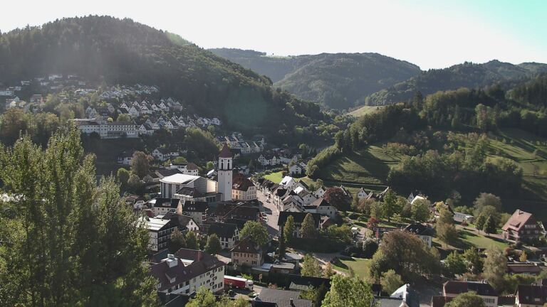 Dieses Bild zeigt eine Webcam-Aufnahme von Ottenhöfen, aufgenommen am Montag, den 12.10.2026 um 10:40 Uhr