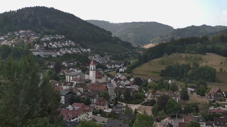 Dieses Bild zeigt eine Webcam-Aufnahme von Ottenhöfen, aufgenommen am Freitag, den 31.07.2026 um 08:10 Uhr