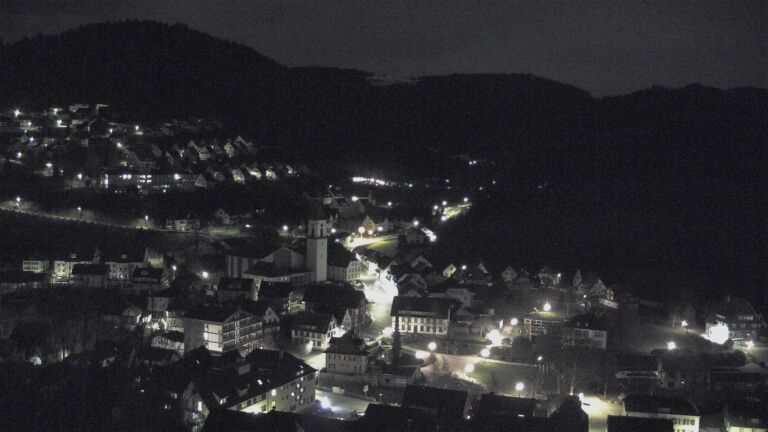 Dieses Bild zeigt eine Webcam-Aufnahme von Ottenhöfen, aufgenommen am Montag, den 30.03.2026 um 03:00 Uhr