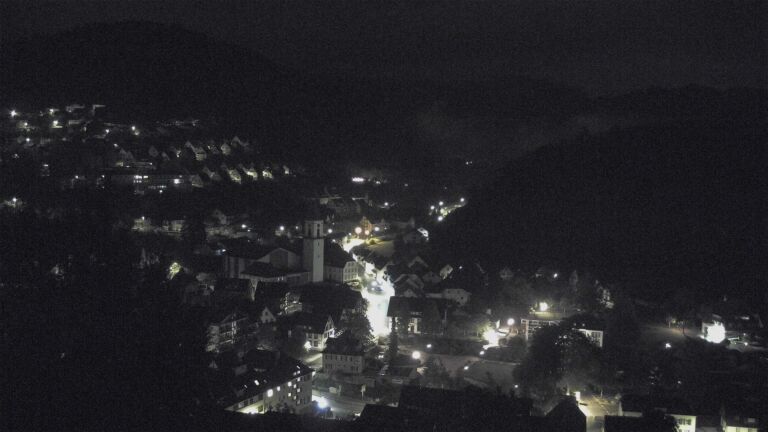 Dieses Bild zeigt eine Webcam-Aufnahme von Ottenhöfen, aufgenommen am Freitag, den 02.10.2026 um 02:30 Uhr
