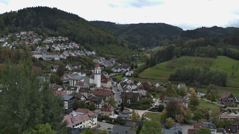 Dieses Bild zeigt eine Webcam-Aufnahme von Ottenhöfen, aufgenommen am Samstag, den 24.10.2026 um 14:50 Uhr