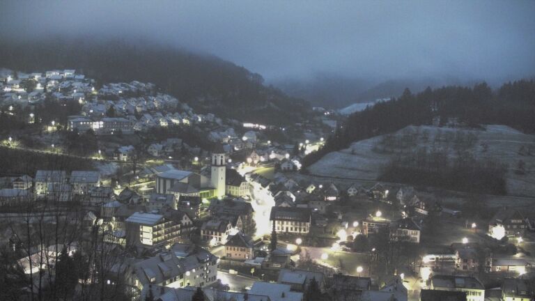 Dieses Bild zeigt eine Webcam-Aufnahme von Ottenhöfen, aufgenommen am Donnerstag, den 26.03.2026 um 05:40 Uhr