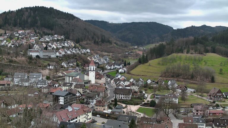 Dieses Bild zeigt eine Webcam-Aufnahme von Ottenhöfen, aufgenommen am Samstag, den 28.02.2026 um 11:40 Uhr