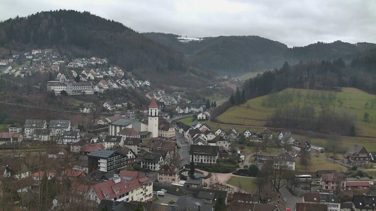 Dieses Bild zeigt eine Webcam-Aufnahme von Ottenhöfen, aufgenommen am Freitag, den 30.01.2026 um 14:40 Uhr