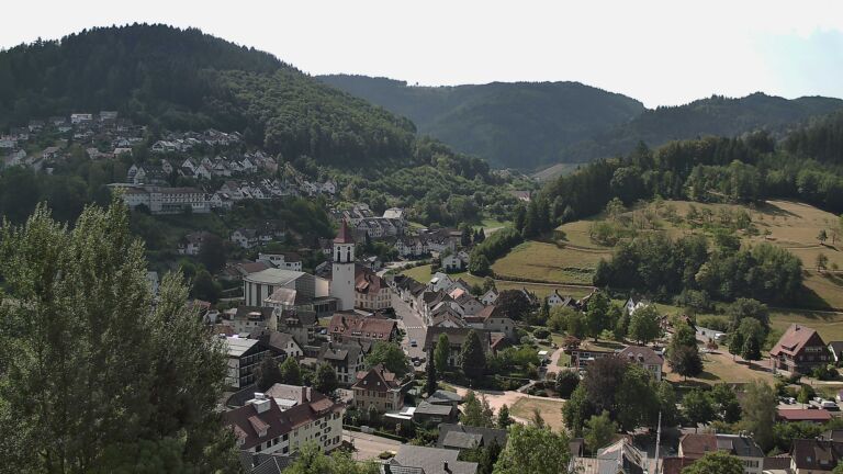 Dieses Bild zeigt eine Webcam-Aufnahme von Ottenhöfen, aufgenommen am Montag, den 03.08.2026 um 11:20 Uhr