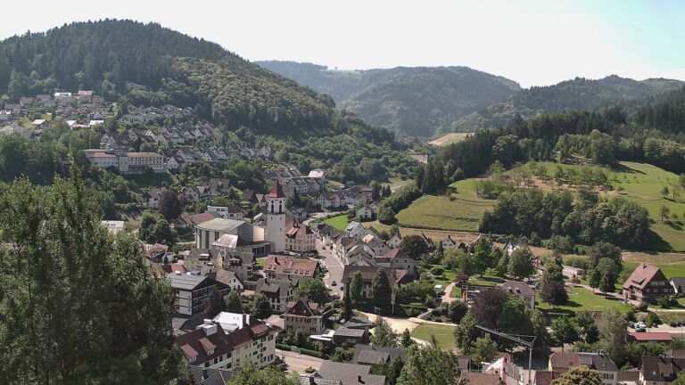Dieses Bild zeigt eine Webcam-Aufnahme von Ottenhöfen, aufgenommen am Mittwoch, den 24.06.2026 um 11:00 Uhr