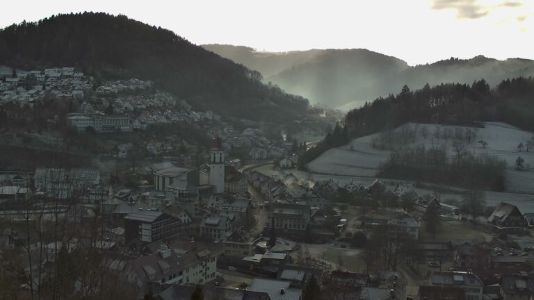 Dieses Bild zeigt eine Webcam-Aufnahme von Ottenhöfen, aufgenommen am Dienstag, den 30.12.2025 um 11:40 Uhr