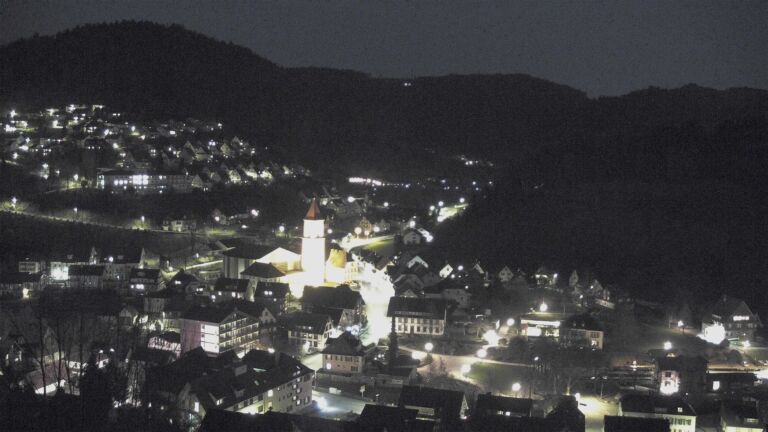 Dieses Bild zeigt eine Webcam-Aufnahme von Ottenhöfen, aufgenommen am Dienstag, den 24.03.2026 um 19:40 Uhr