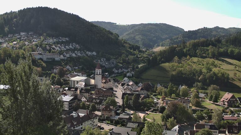 Dieses Bild zeigt eine Webcam-Aufnahme von Ottenhöfen, aufgenommen am Donnerstag, den 10.09.2026 um 10:50 Uhr