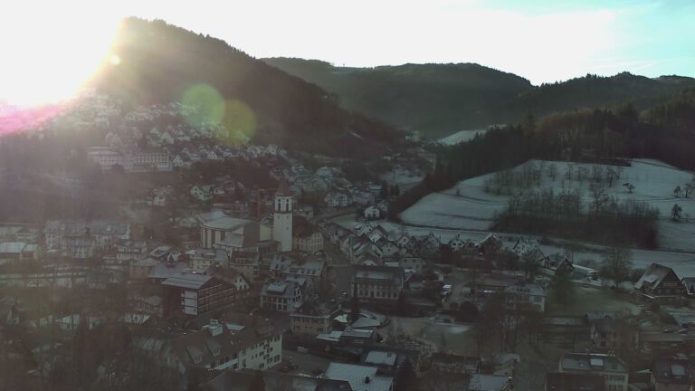 Dieses Bild zeigt eine Webcam-Aufnahme von Ottenhöfen, aufgenommen am Mittwoch, den 31.12.2025 um 09:30 Uhr