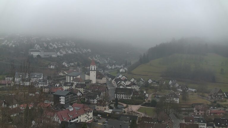 Dieses Bild zeigt eine Webcam-Aufnahme von Ottenhöfen, aufgenommen am Dienstag, den 03.02.2026 um 09:40 Uhr