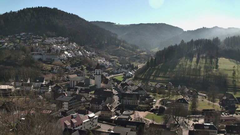 Dieses Bild zeigt eine Webcam-Aufnahme von Ottenhöfen, aufgenommen am Mittwoch, den 25.02.2026 um 12:50 Uhr