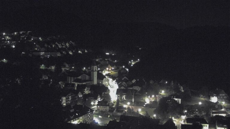 Dieses Bild zeigt eine Webcam-Aufnahme von Ottenhöfen, aufgenommen am Freitag, den 12.06.2026 um 04:00 Uhr