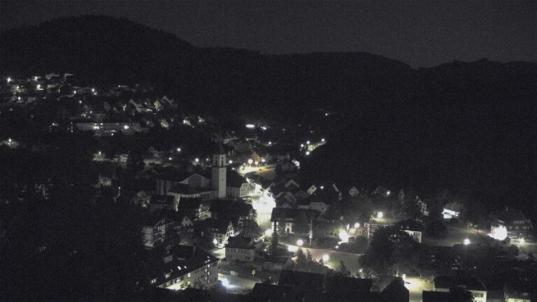 Dieses Bild zeigt eine Webcam-Aufnahme von Ottenhöfen, aufgenommen am Dienstag, den 26.05.2026 um 01:30 Uhr