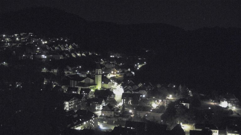 Dieses Bild zeigt eine Webcam-Aufnahme von Ottenhöfen, aufgenommen am Mittwoch, den 12.08.2026 um 22:30 Uhr