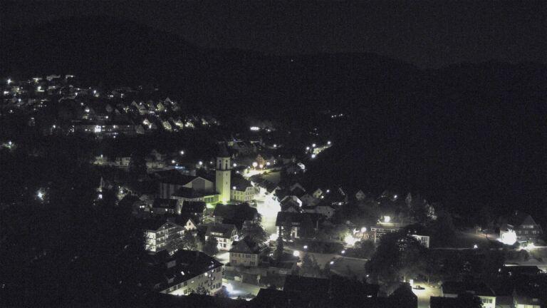 Dieses Bild zeigt eine Webcam-Aufnahme von Ottenhöfen, aufgenommen am Montag, den 07.09.2026 um 22:30 Uhr