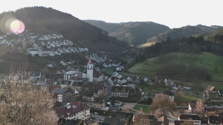 Dieses Bild zeigt eine Webcam-Aufnahme von Ottenhöfen, aufgenommen am Dienstag, den 03.03.2026 um 08:20 Uhr