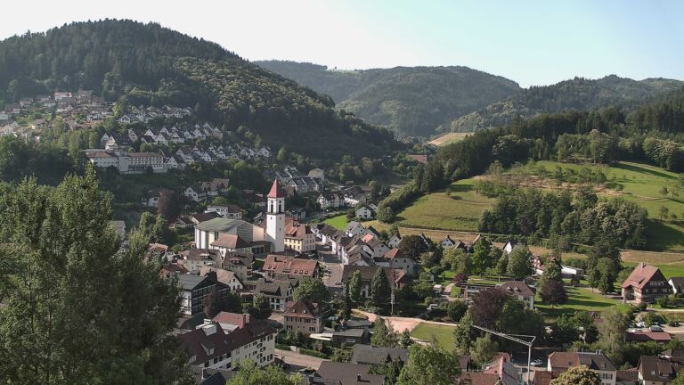 Dieses Bild zeigt eine Webcam-Aufnahme von Ottenhöfen, aufgenommen am Dienstag, den 23.06.2026 um 08:50 Uhr