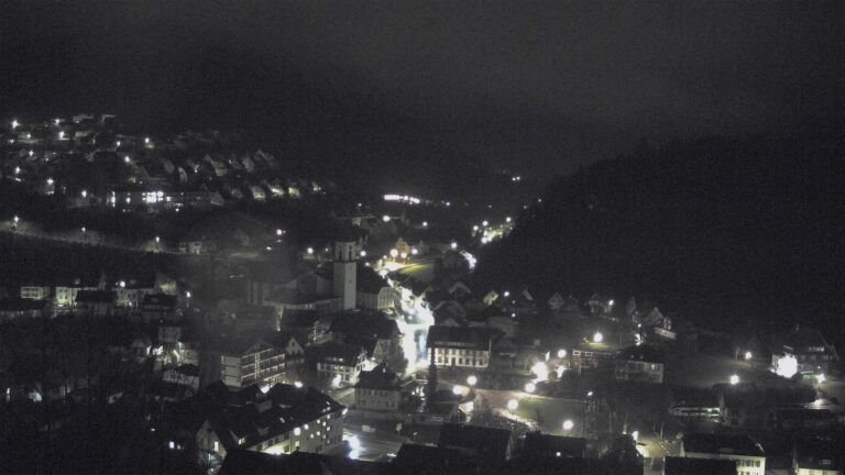 Dieses Bild zeigt eine Webcam-Aufnahme von Ottenhöfen, aufgenommen am Donnerstag, den 26.03.2026 um 00:30 Uhr