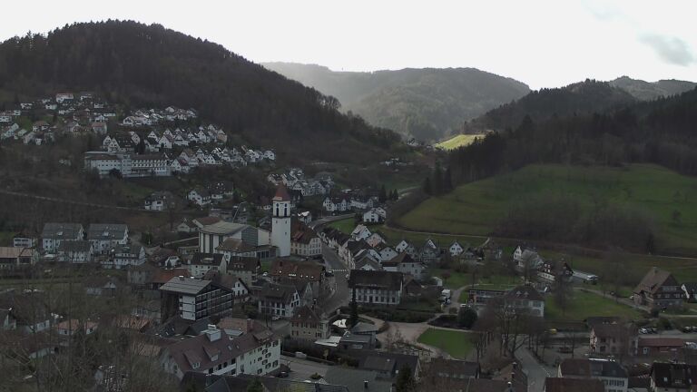 Dieses Bild zeigt eine Webcam-Aufnahme von Ottenhöfen, aufgenommen am Donnerstag, den 12.03.2026 um 10:20 Uhr