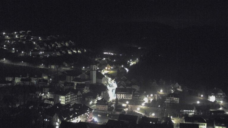 Dieses Bild zeigt eine Webcam-Aufnahme von Ottenhöfen, aufgenommen am Donnerstag, den 19.02.2026 um 04:00 Uhr