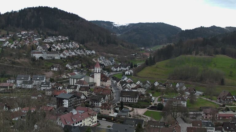 Dieses Bild zeigt eine Webcam-Aufnahme von Ottenhöfen, aufgenommen am Sonntag, den 29.03.2026 um 19:20 Uhr